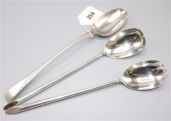 3 silver spoons